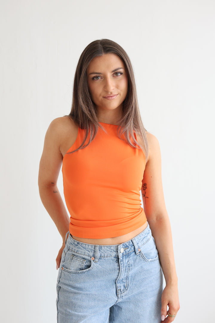 Top mit Spaghettiträgern Fenja