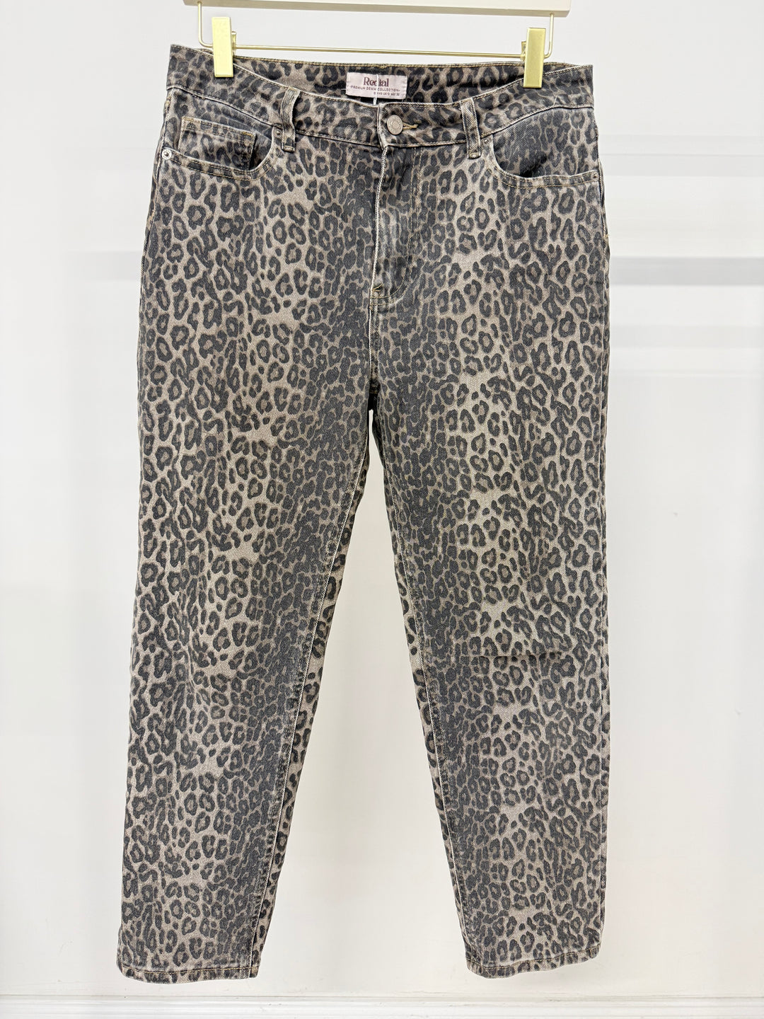LEOPARD DENIM MOM JEANS GR.40 (B-WARE)