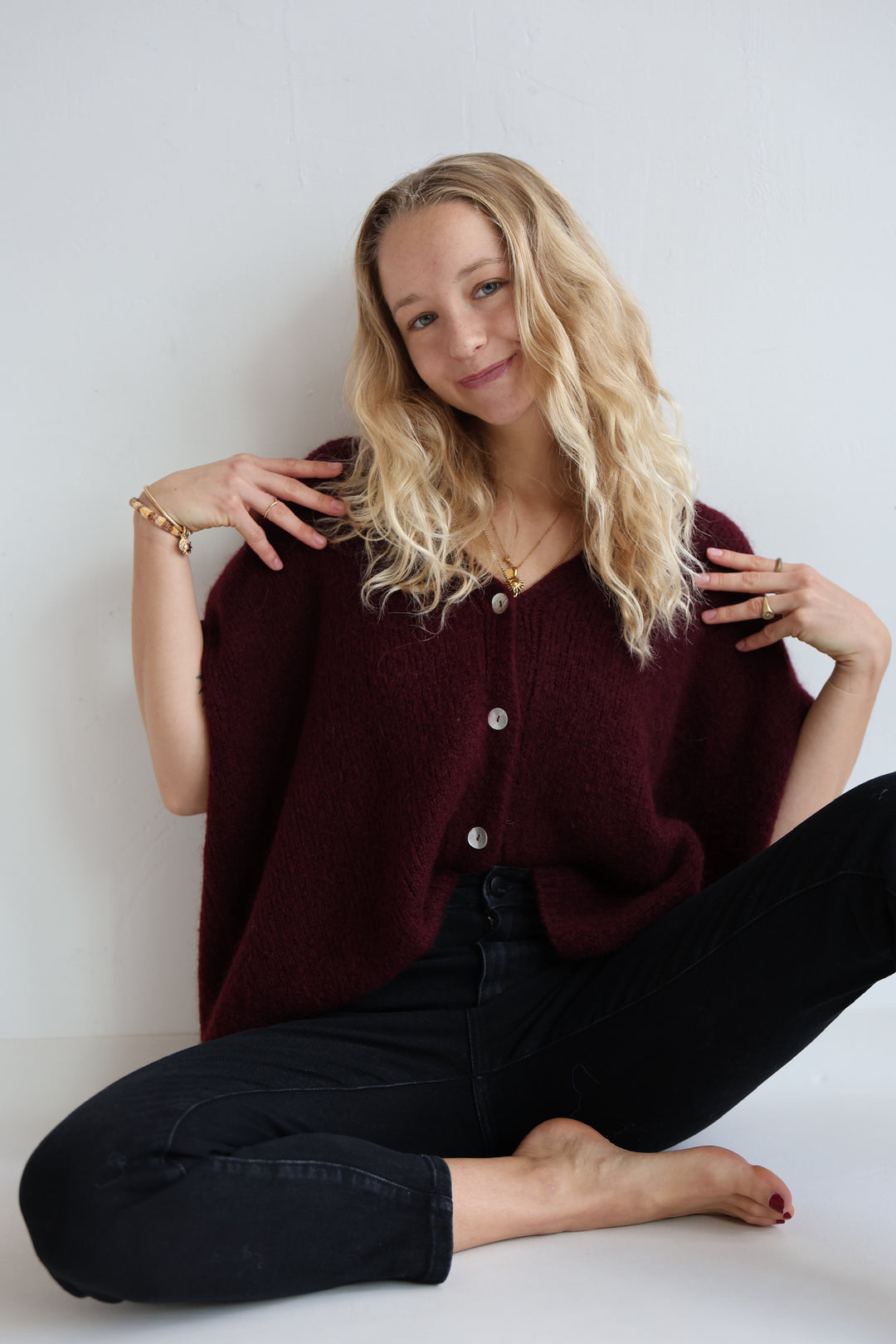 Lockere Pullunder-Weste Gina