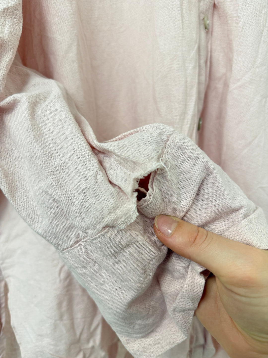 CLASSIC OVERSIZE COTTON HEMD SOFT BLOSSOM (B-WARE)