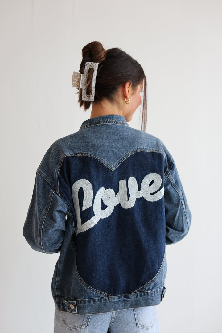 Love Letter Denim Jacket
