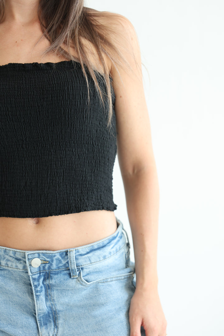 Croptop aus Musselin Malu
