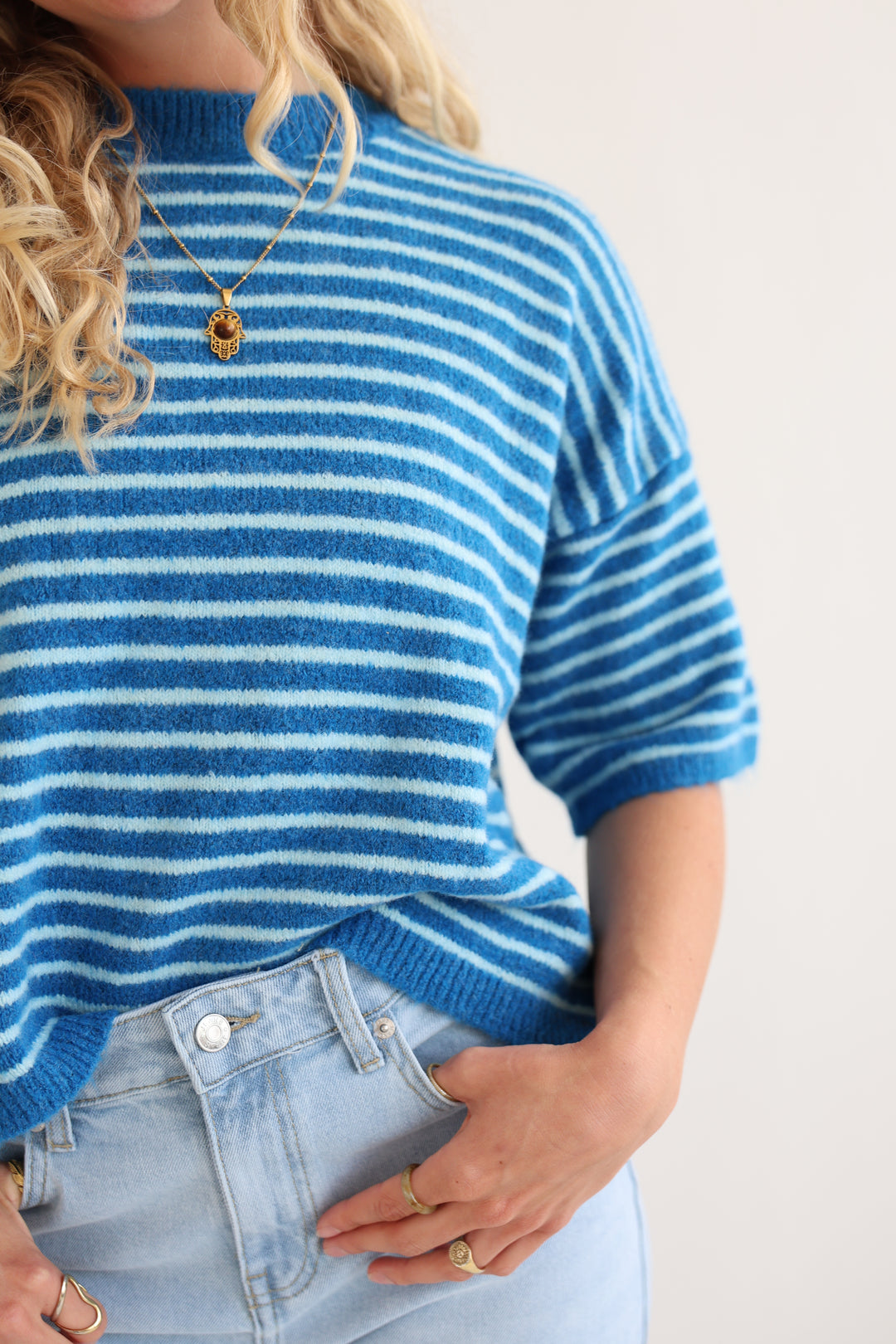 Short Striped Knit