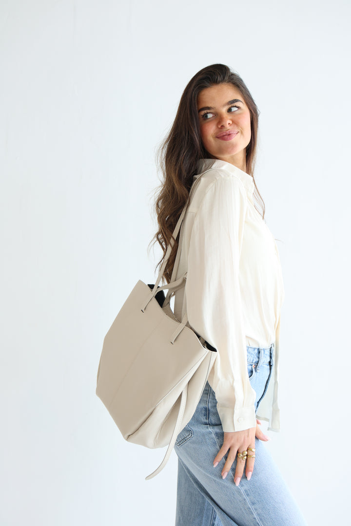 Timeless Leather Tote Bag