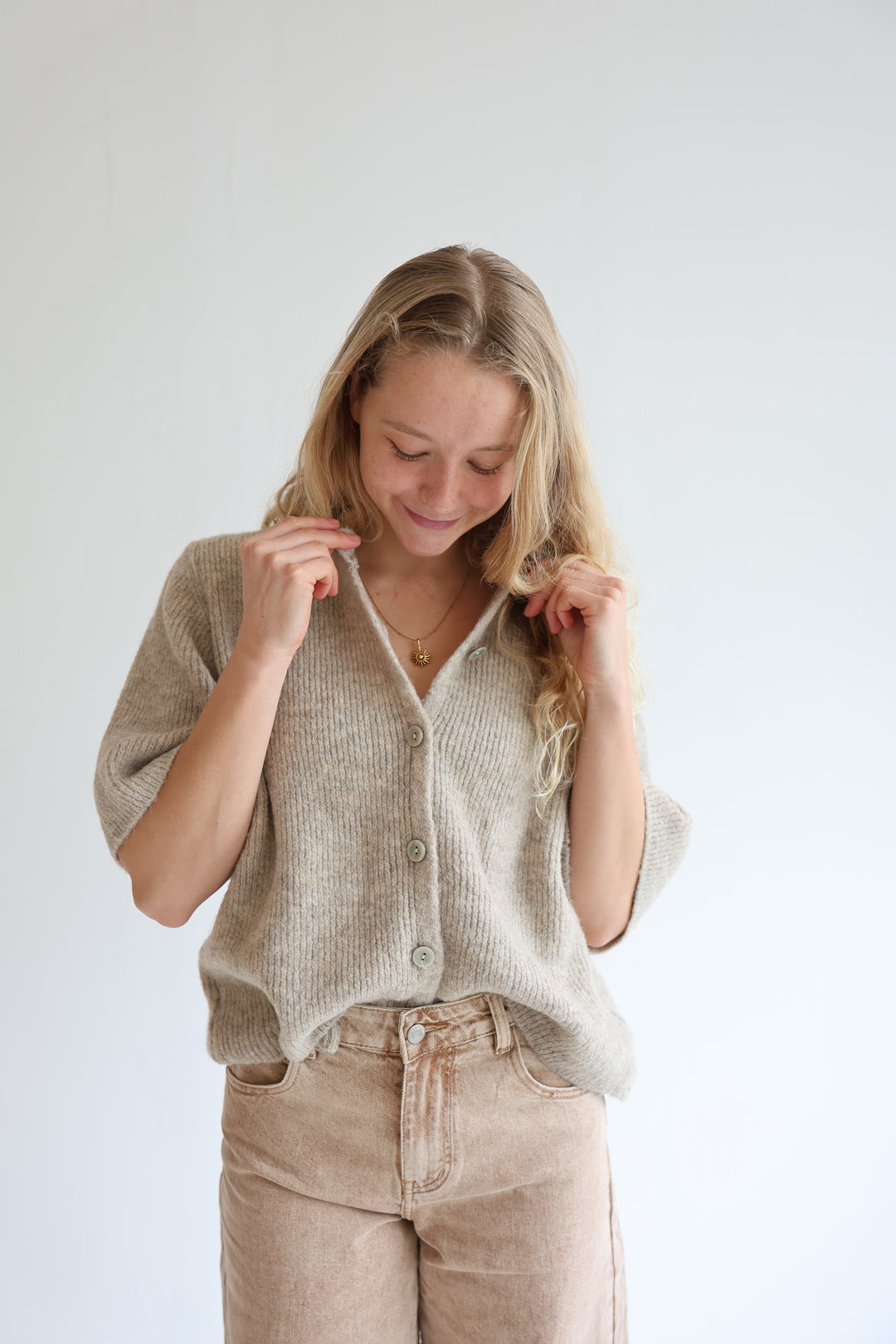 Kurzarm Cardigan Jolina