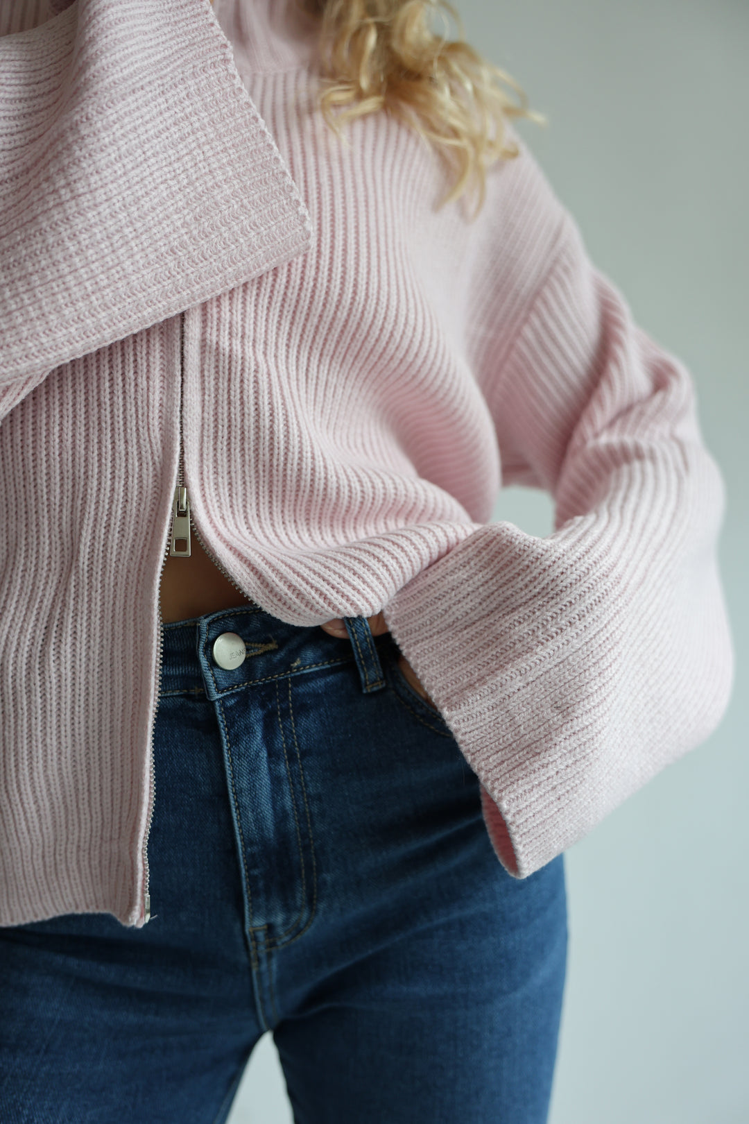 Soft Glow Zip Cardigan