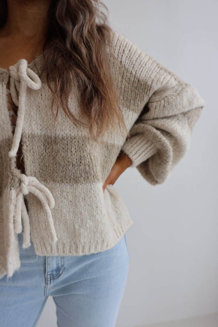 Gestreifter Cardigan Luana