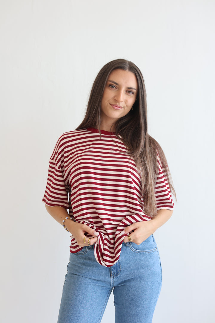 Easy Fit Striped T-Shirt