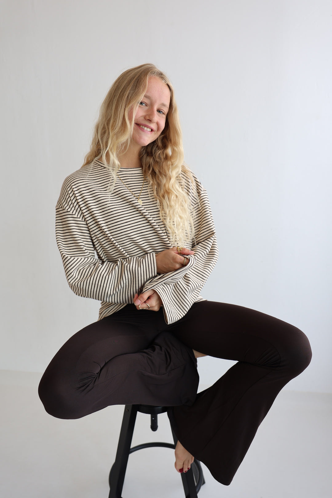 Gestreiftes Longsleeve Striped Soul