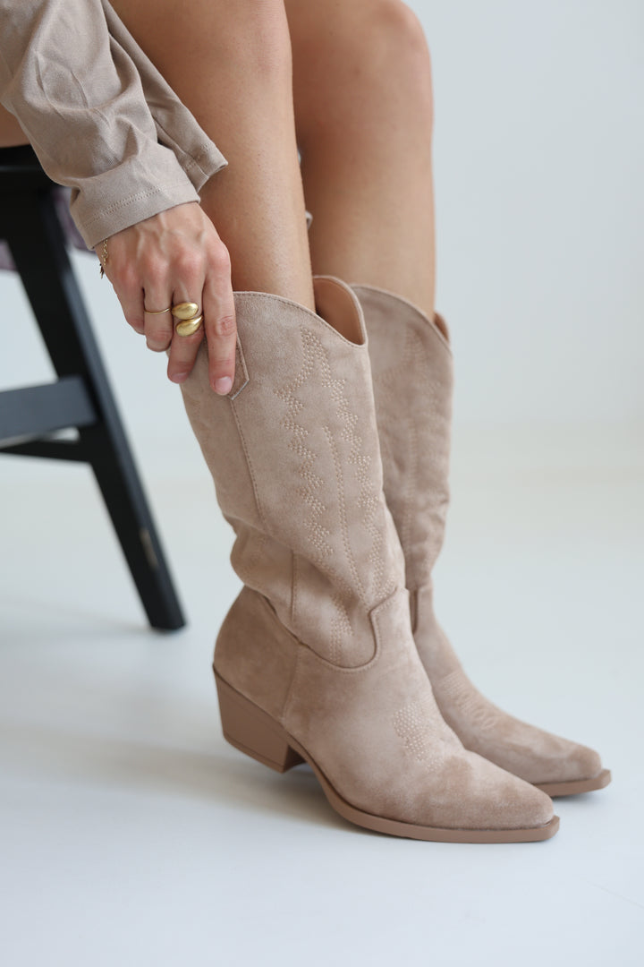 Saddle Sand Cowboy Boots