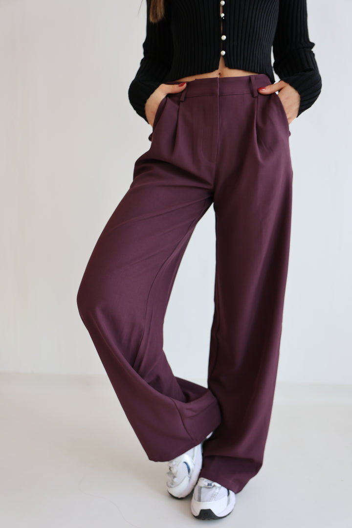 Bundfaltenhose Casual Look