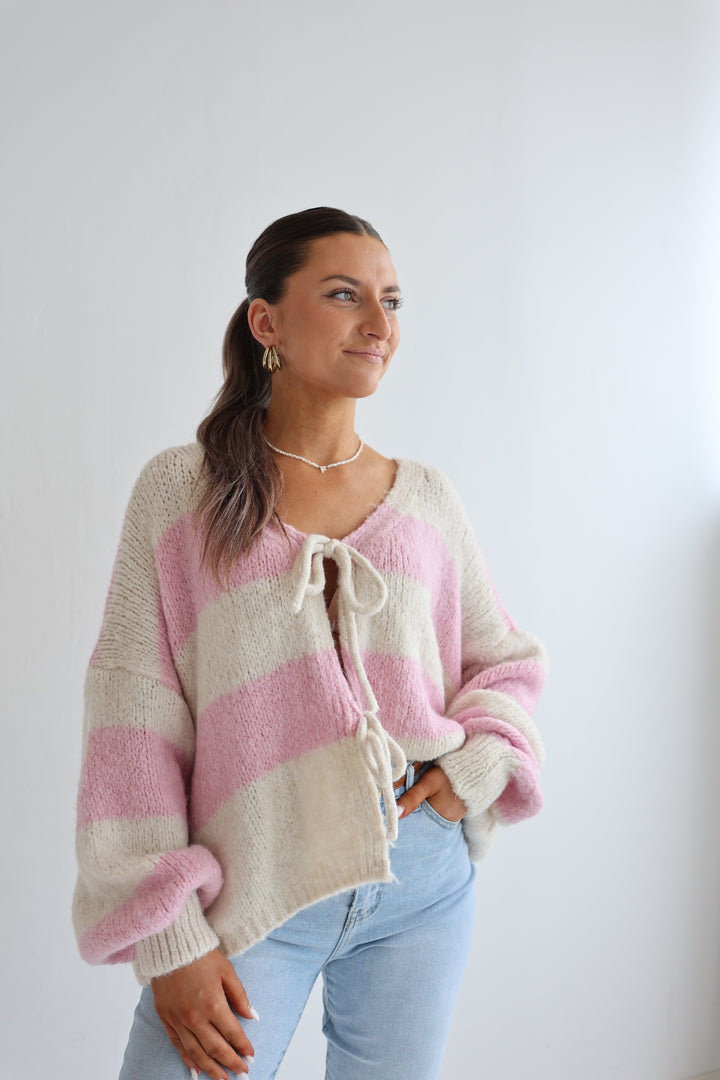 Gestreifter Cardigan Luana