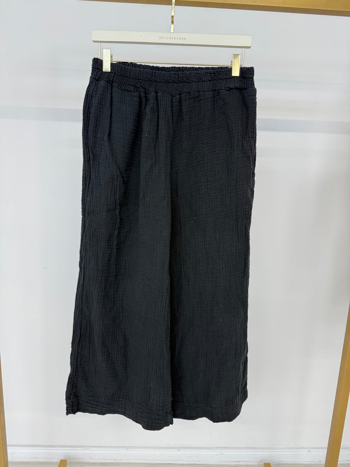 CASUAL MUSSELIN PANTS PETITE SCHWARZ (B-WARE)