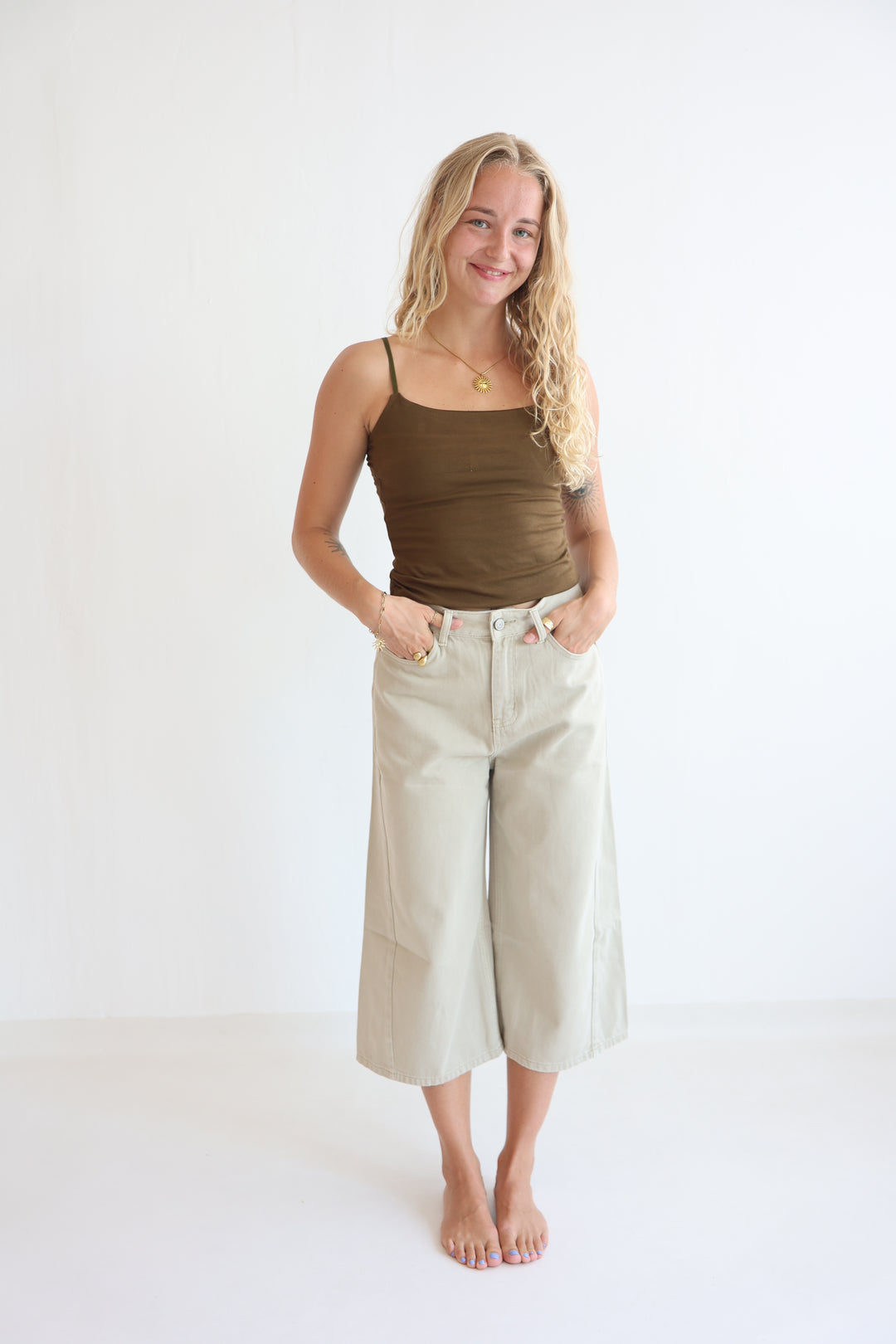Sandstone Muse Denim Culotte