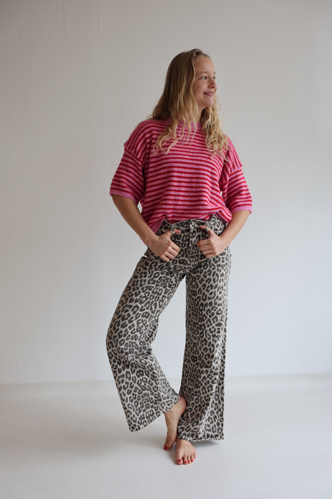 Short Wide Leg Jeans Leo Love