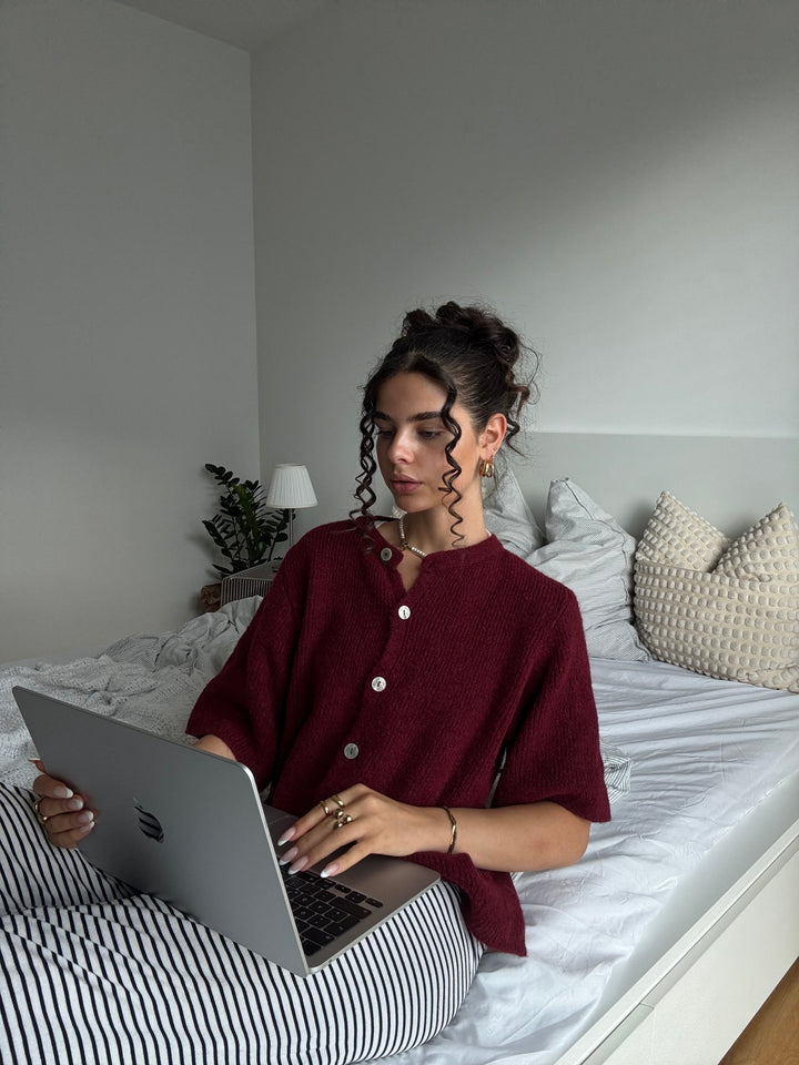 Kurzarm Cardigan Jolina