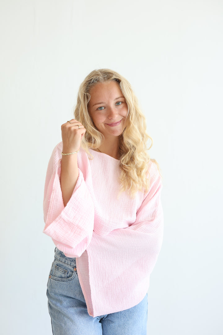 Off-Shoulder Musselinshirt Liz