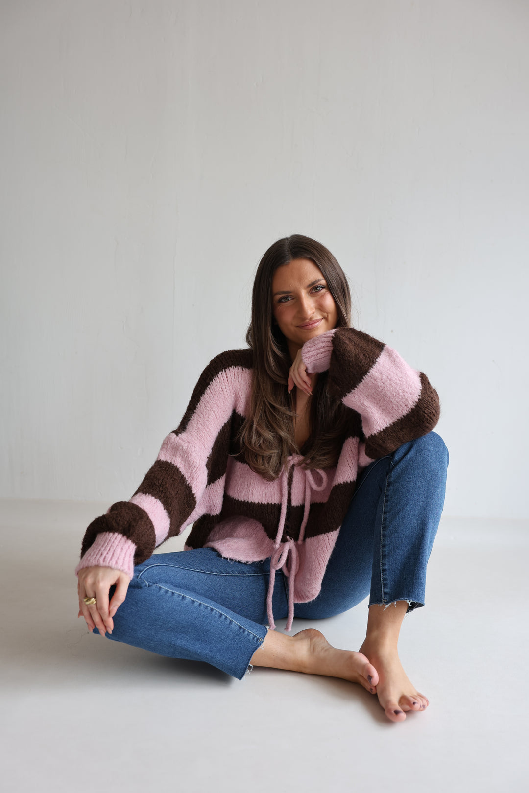 Gestreifter Cardigan Luana