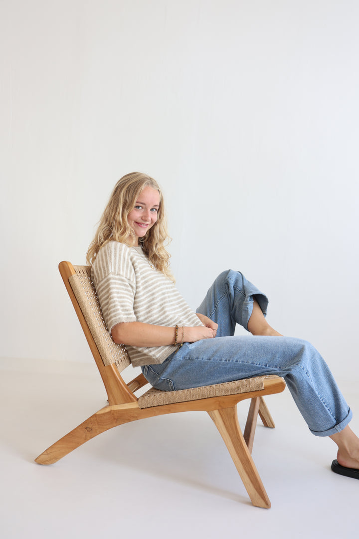Dreamy Short-Sleeve Knit