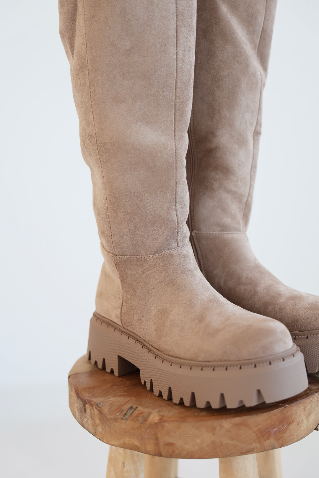 Soft Touch Platform Boots