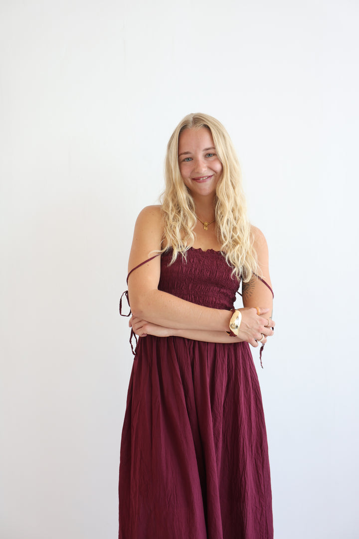 Soft Horizon Cotton Dress