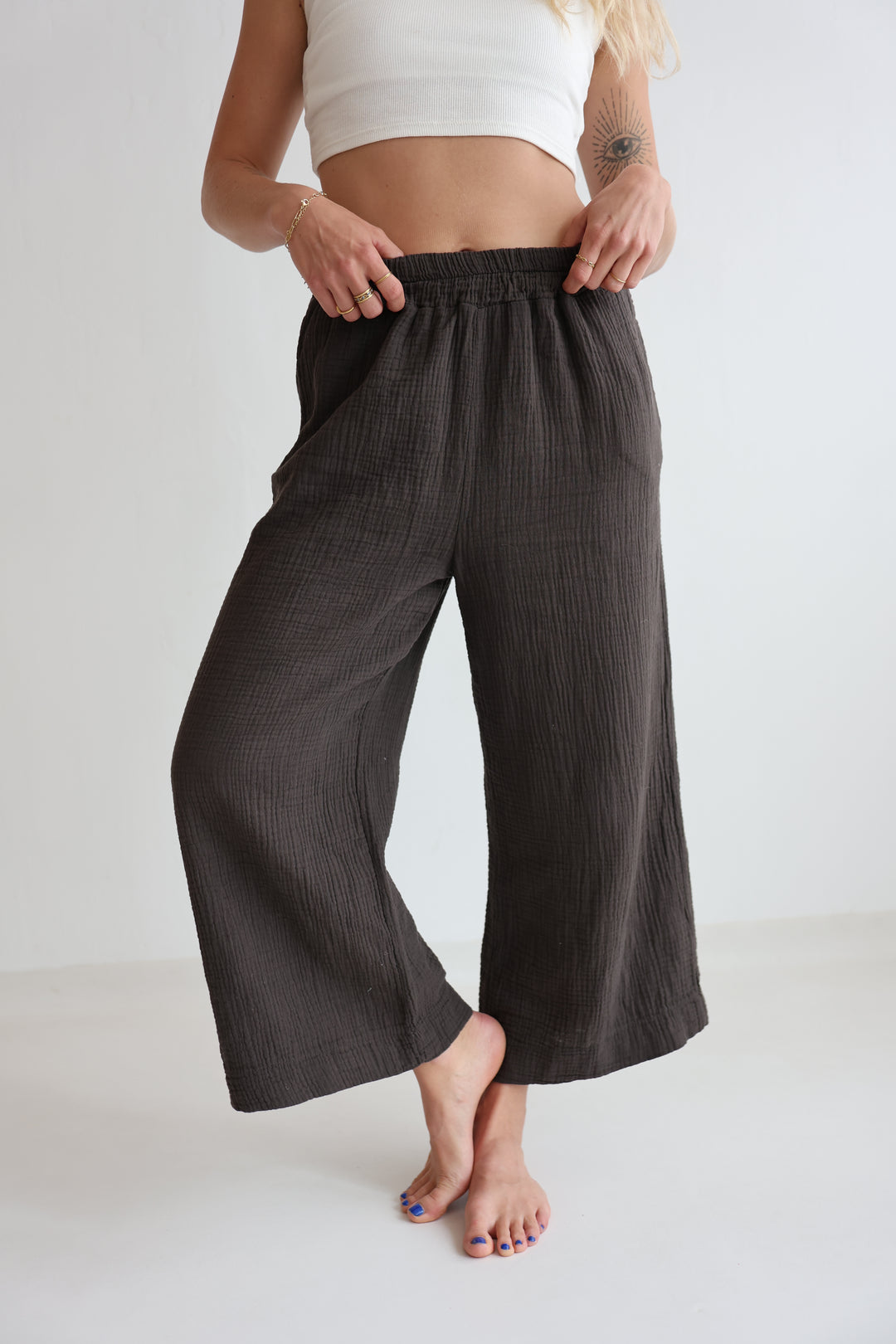 Casual Musselin Pants Petite