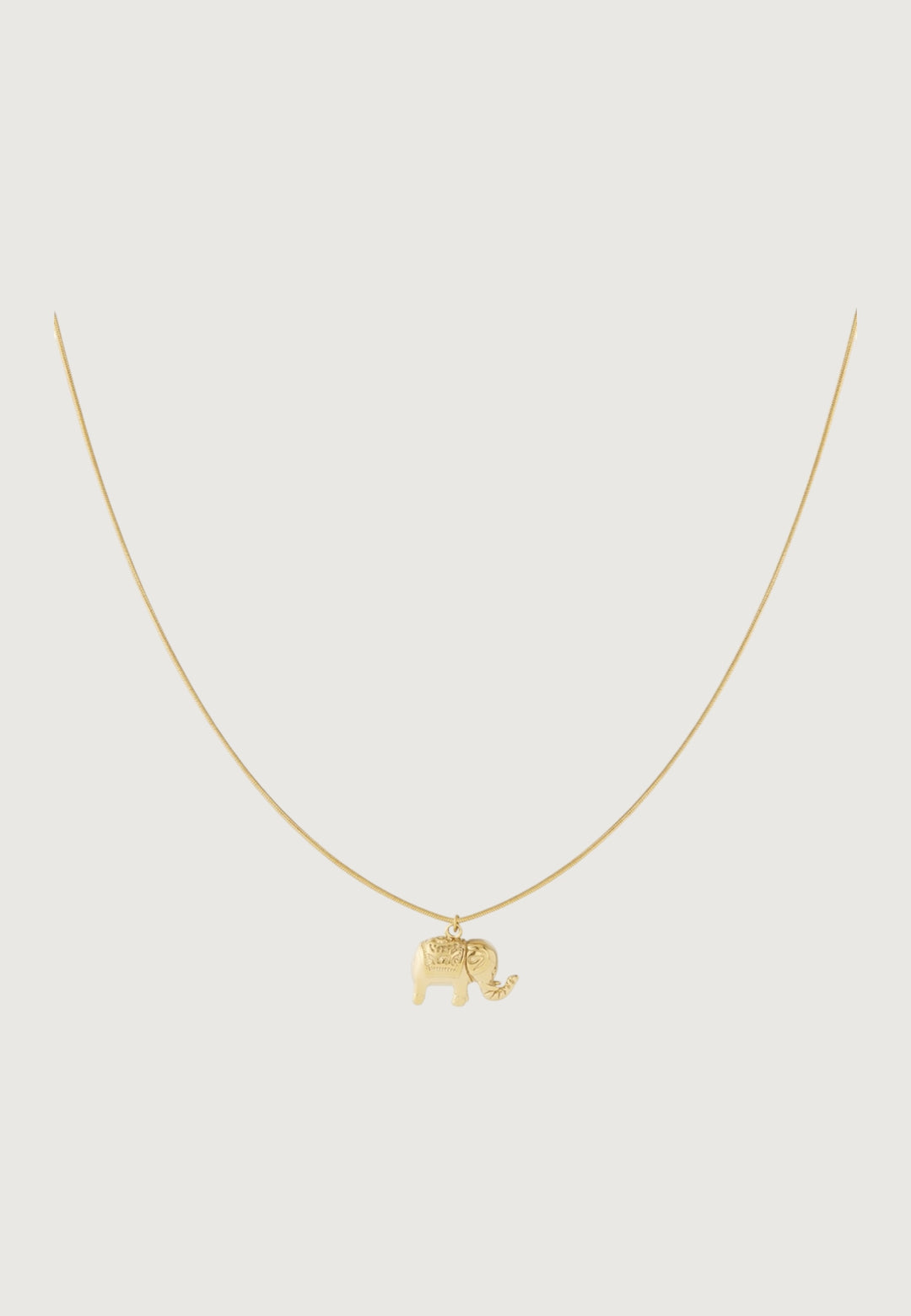 Halskette Golden Elephant