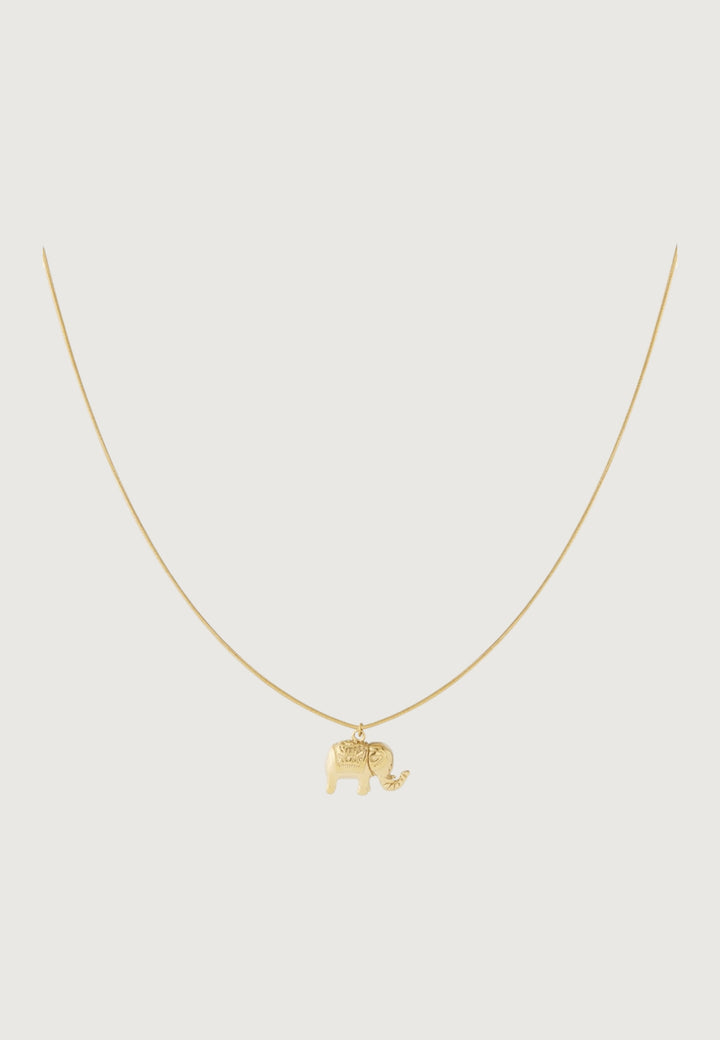 Halskette Golden Elephant
