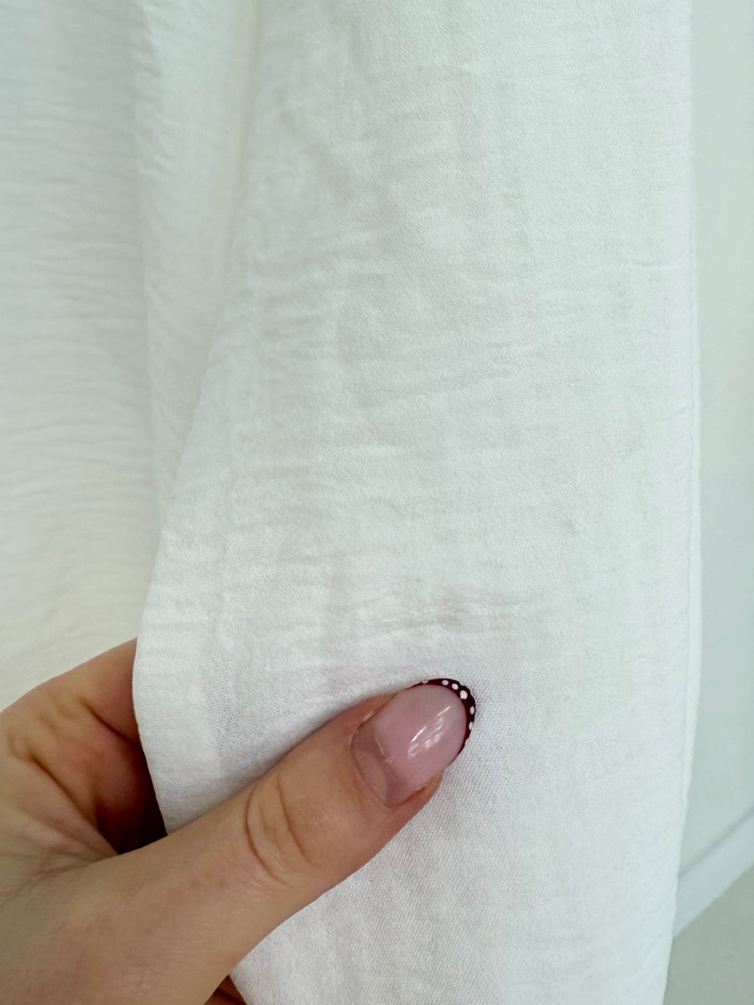 RÜSCHENBLUSE MELLY WEISS (B-WARE)