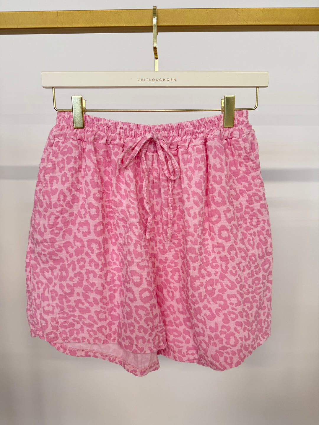MUSSELINSHORTS TIMELESS LEOPARD BLOSSOM (B-WARE)