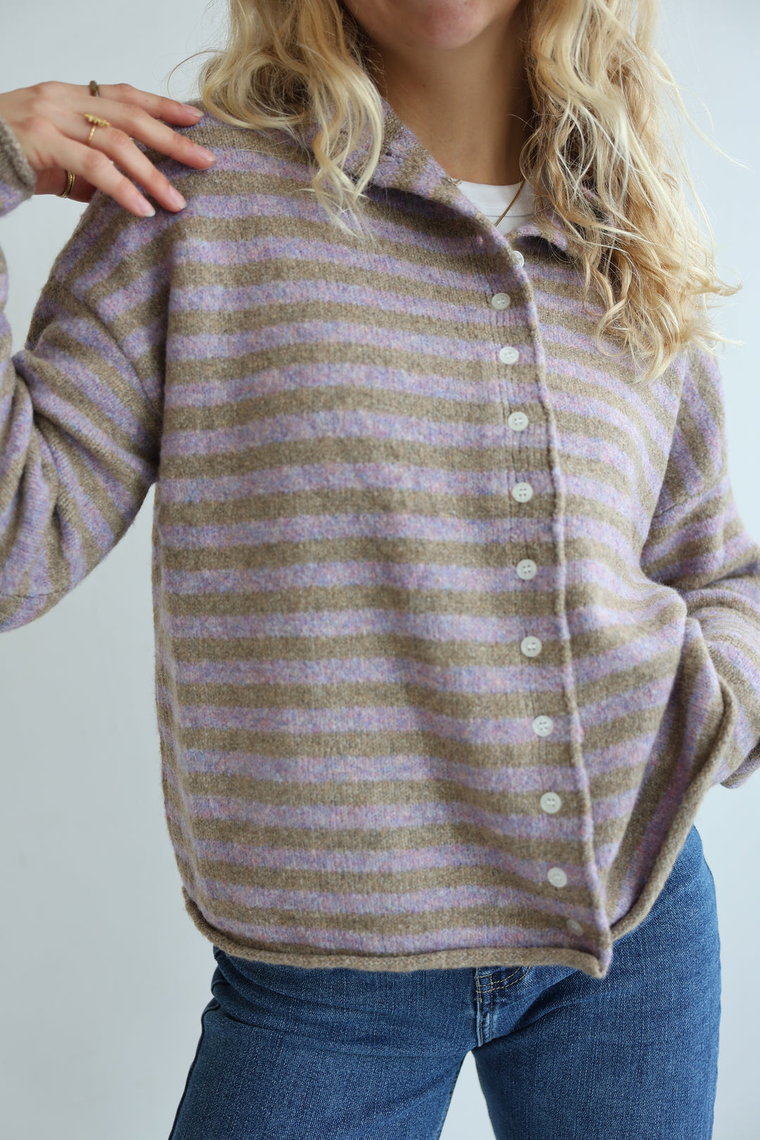 Striped Classy Cardigan