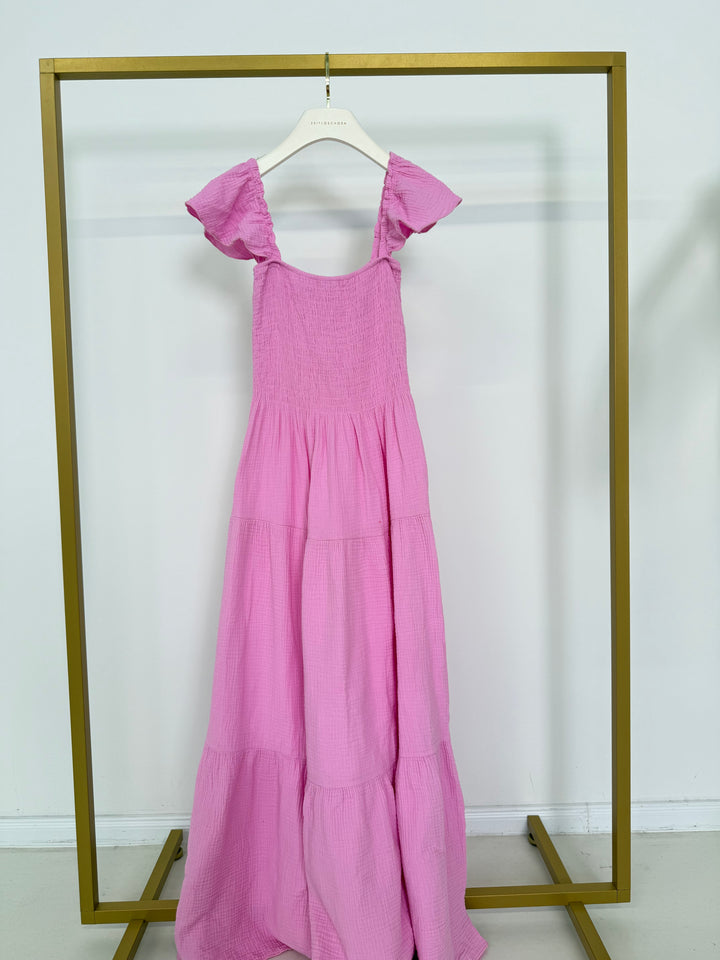LANGES KLEID MIT RAFFUNG LIVIA BLOSSOM (B-WARE)