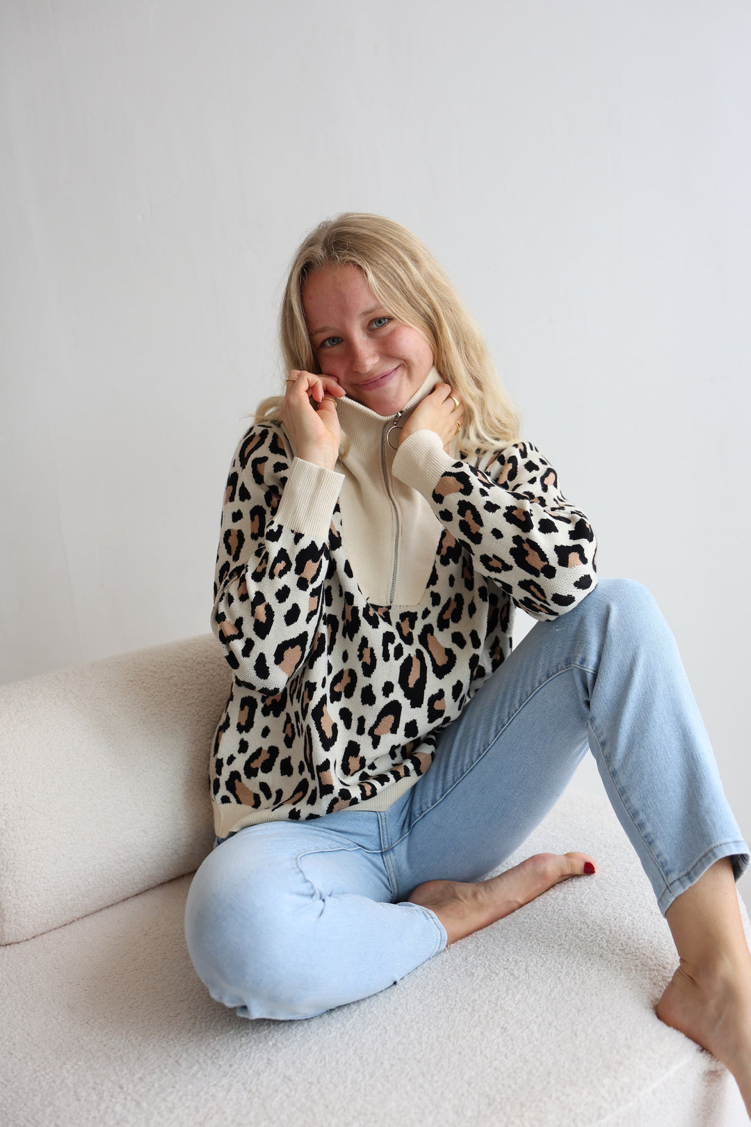 Leopard Zipper