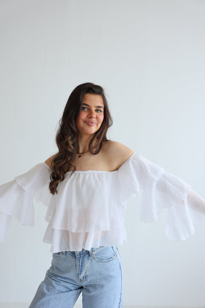 Offshoulder Bluse Golden Summer