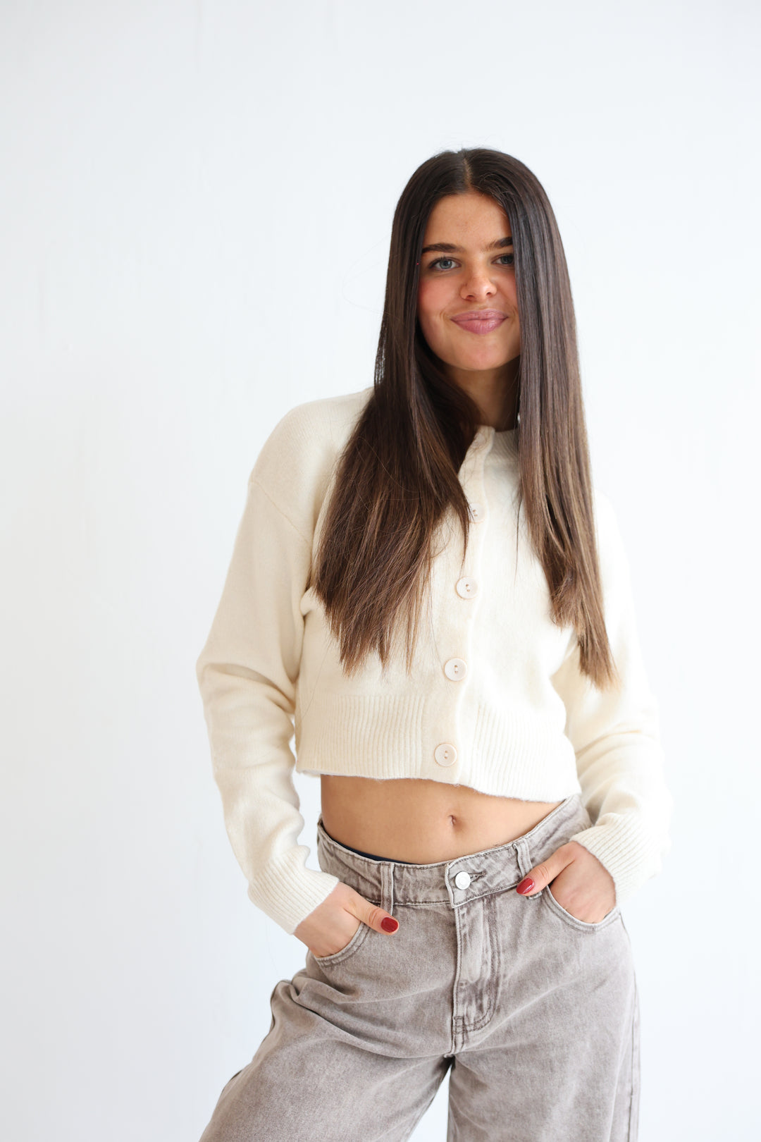 Cropped Cardigan Cozy Snuggle