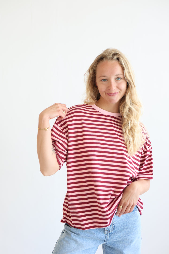 Easy Fit Striped T-Shirt
