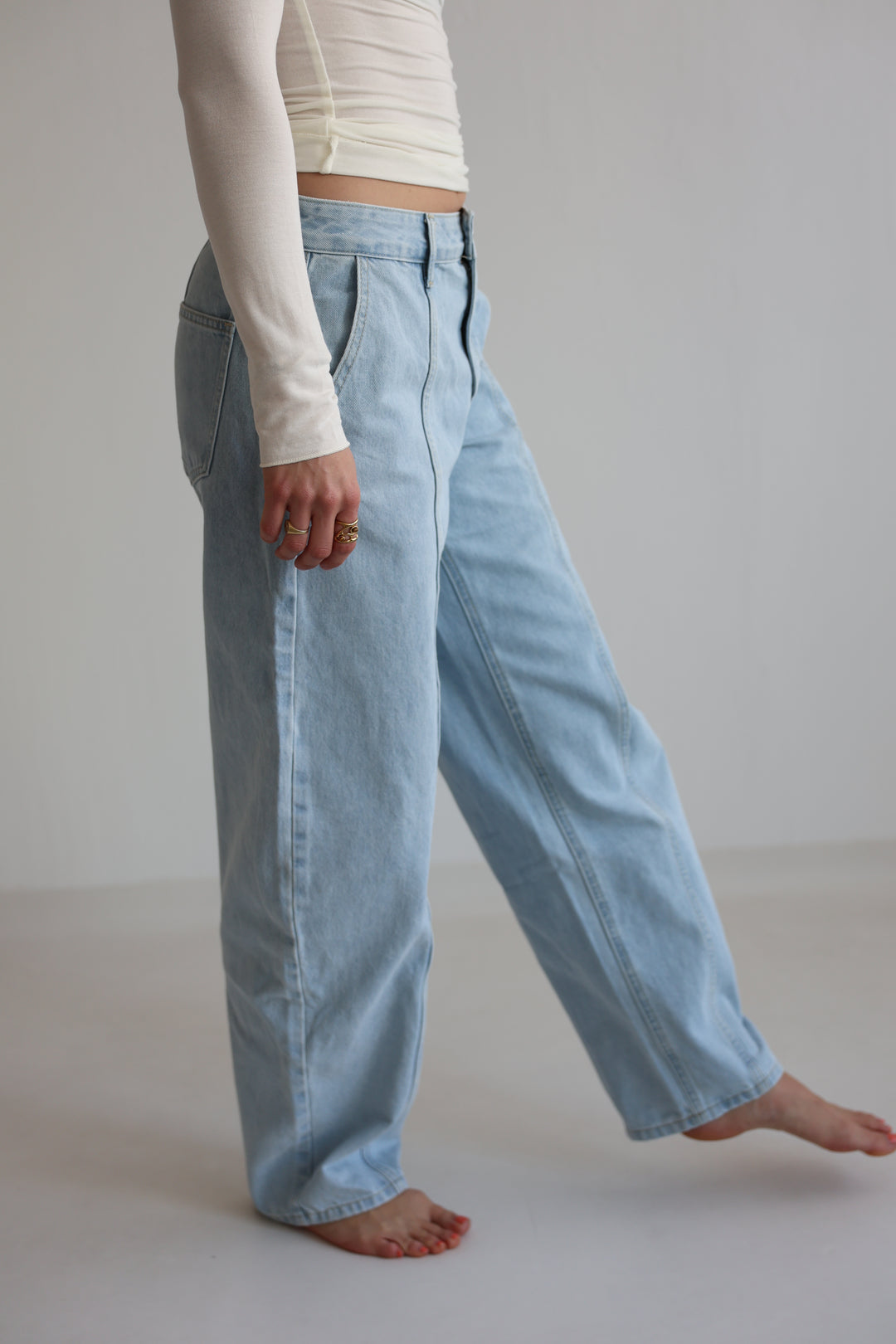 Barrel Jeans Casual Walk