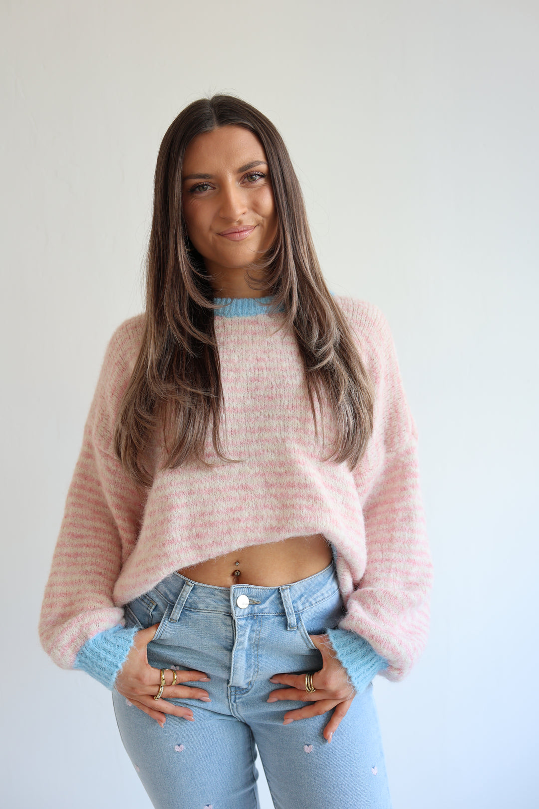 Gestreifter Pullover Moodline Knit