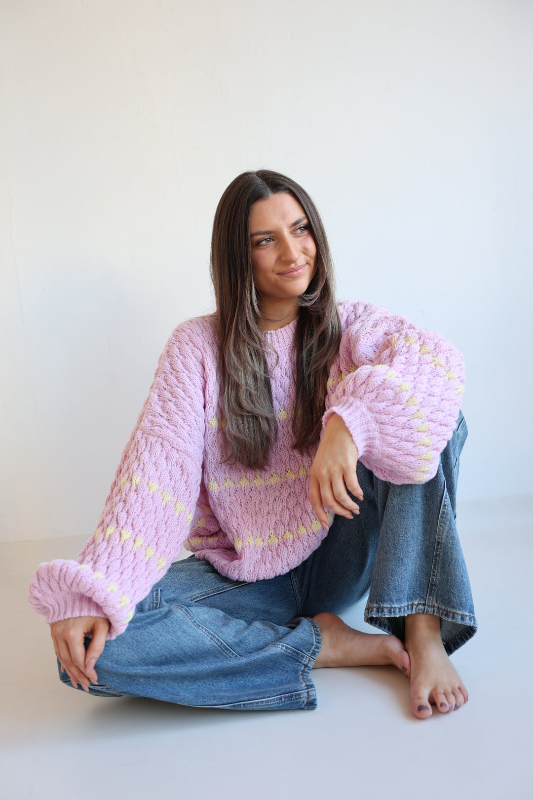 Bubble Knit Pullover