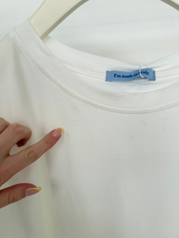 LEICHTES BASIC T-SHIRT EVERYDAY OFFWHITE (B-WARE)