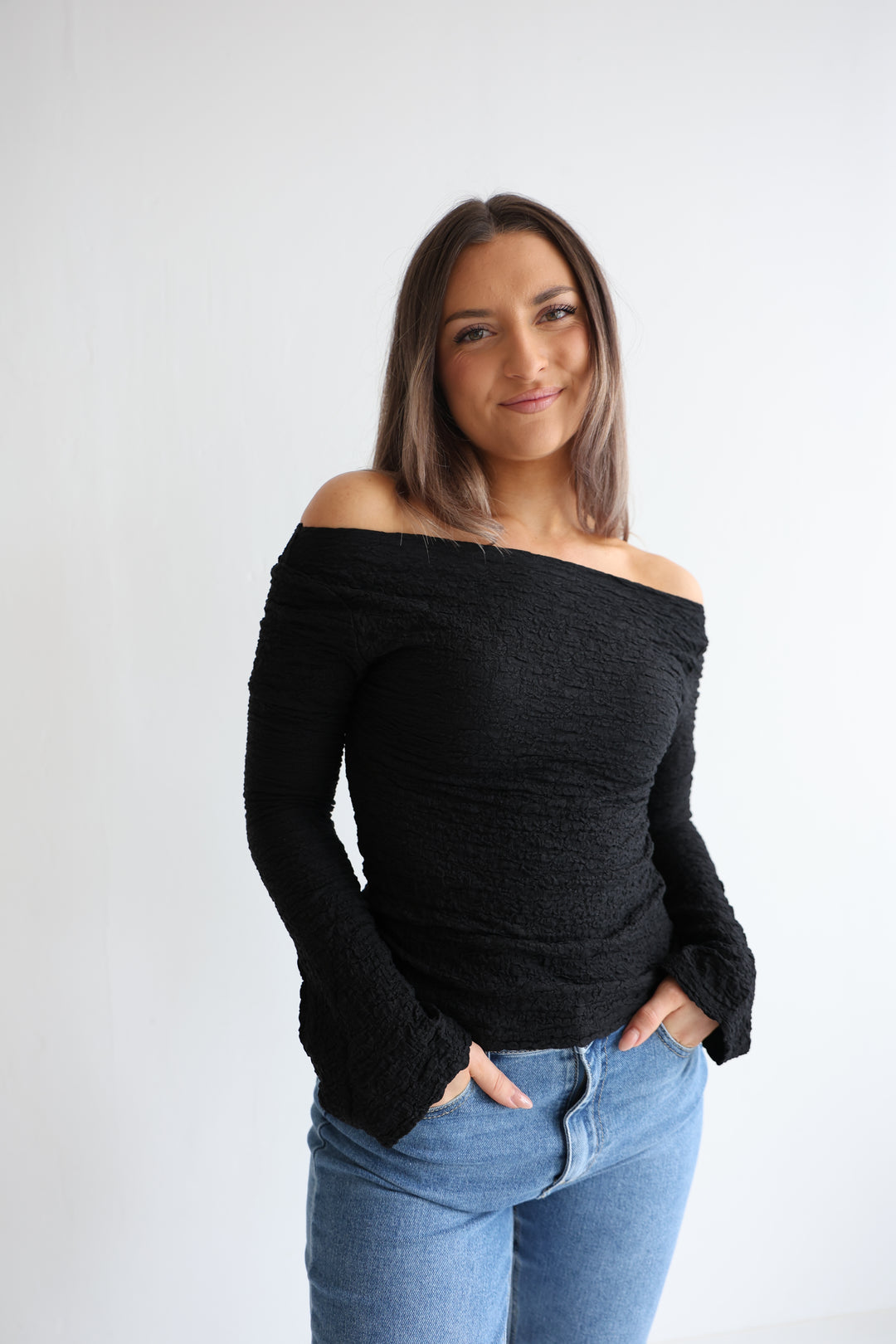 Longsleeve mit Struktur Ina