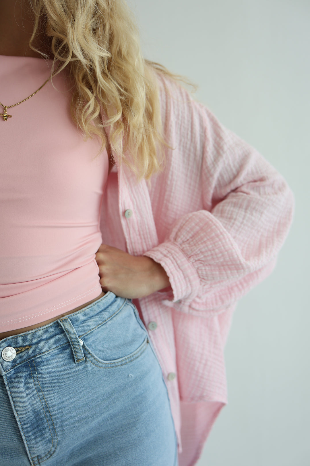 Musselinbluse Casual Stripes