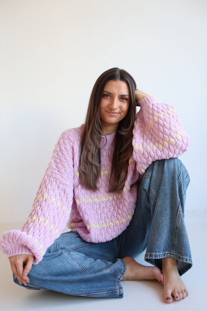 Bubble Knit Pullover