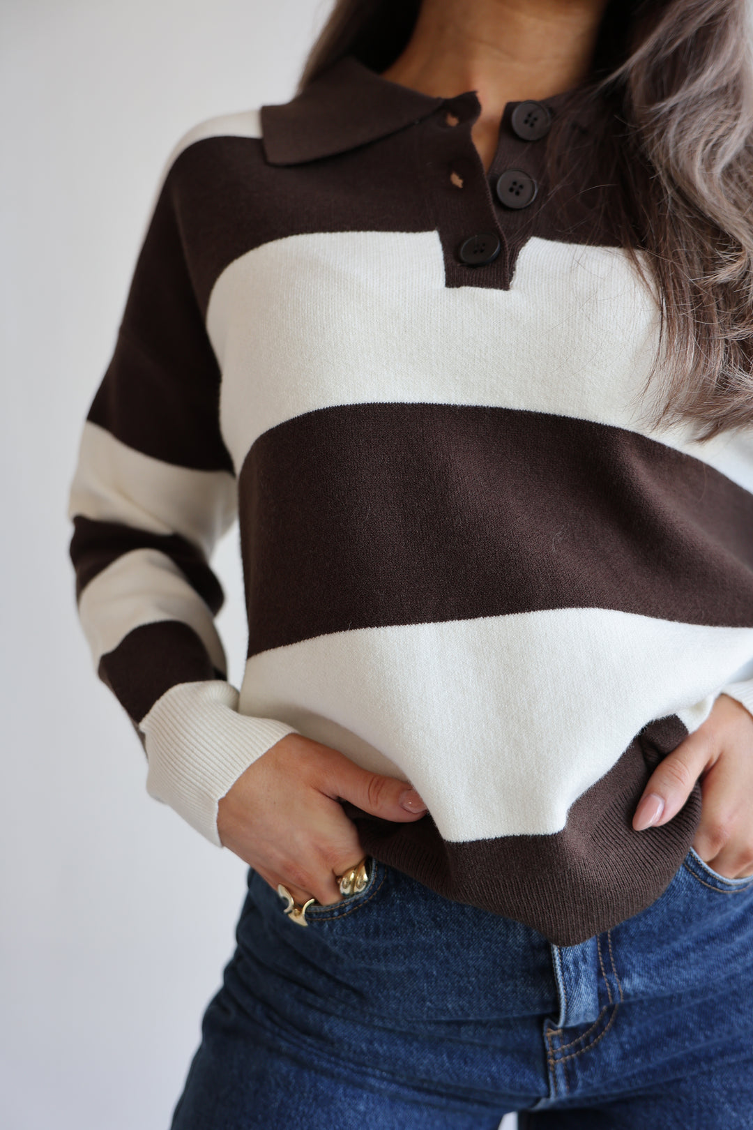 Long Polo Cute Stripes