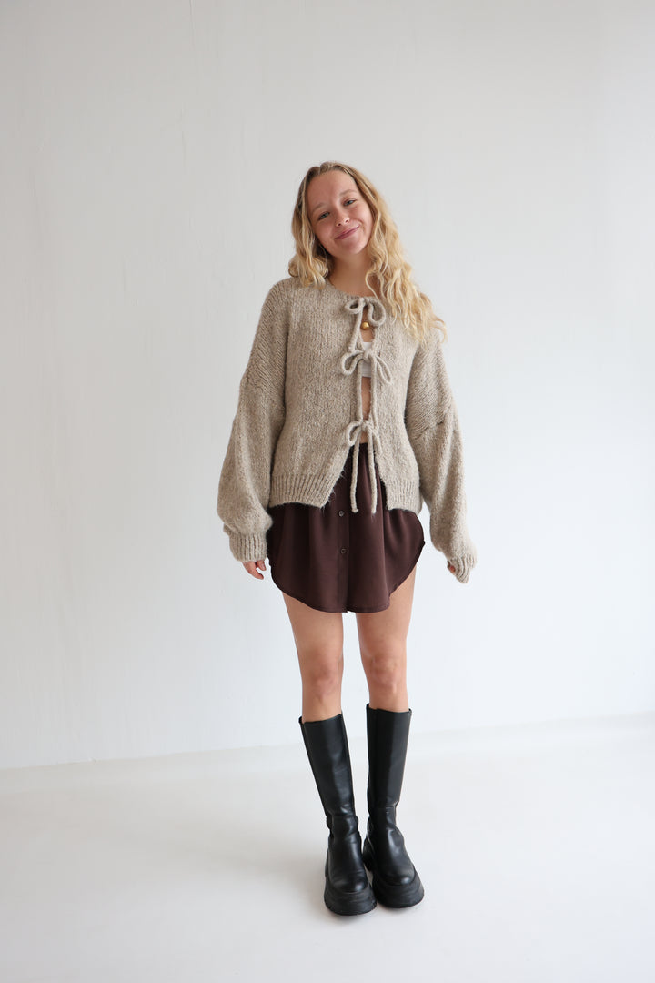 Einfarbiger Blusenrock