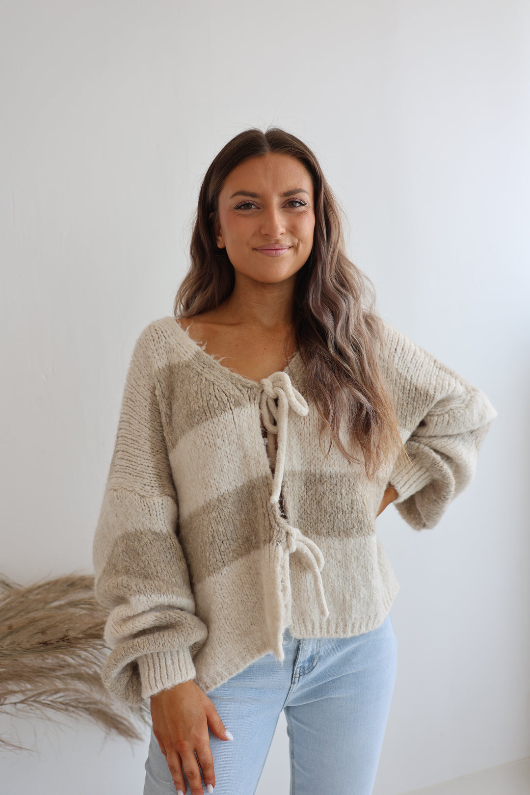 Gestreifter Cardigan Luana