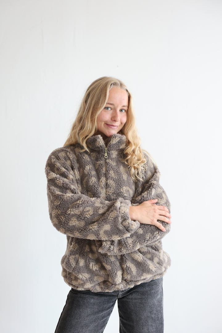 Cozy Leo Fleece Hoodie