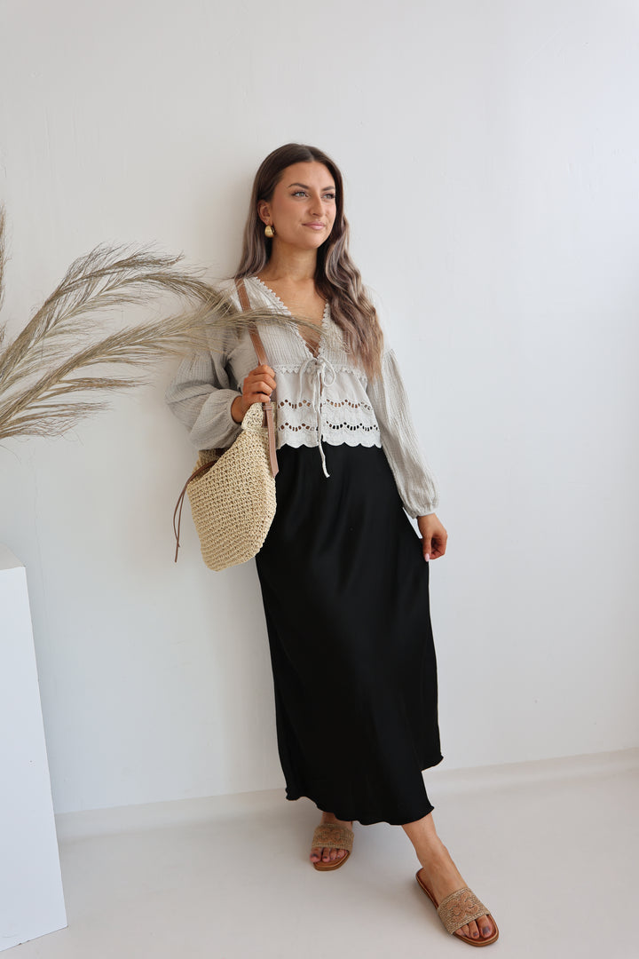 Musselinbluse Sweet Ruffles
