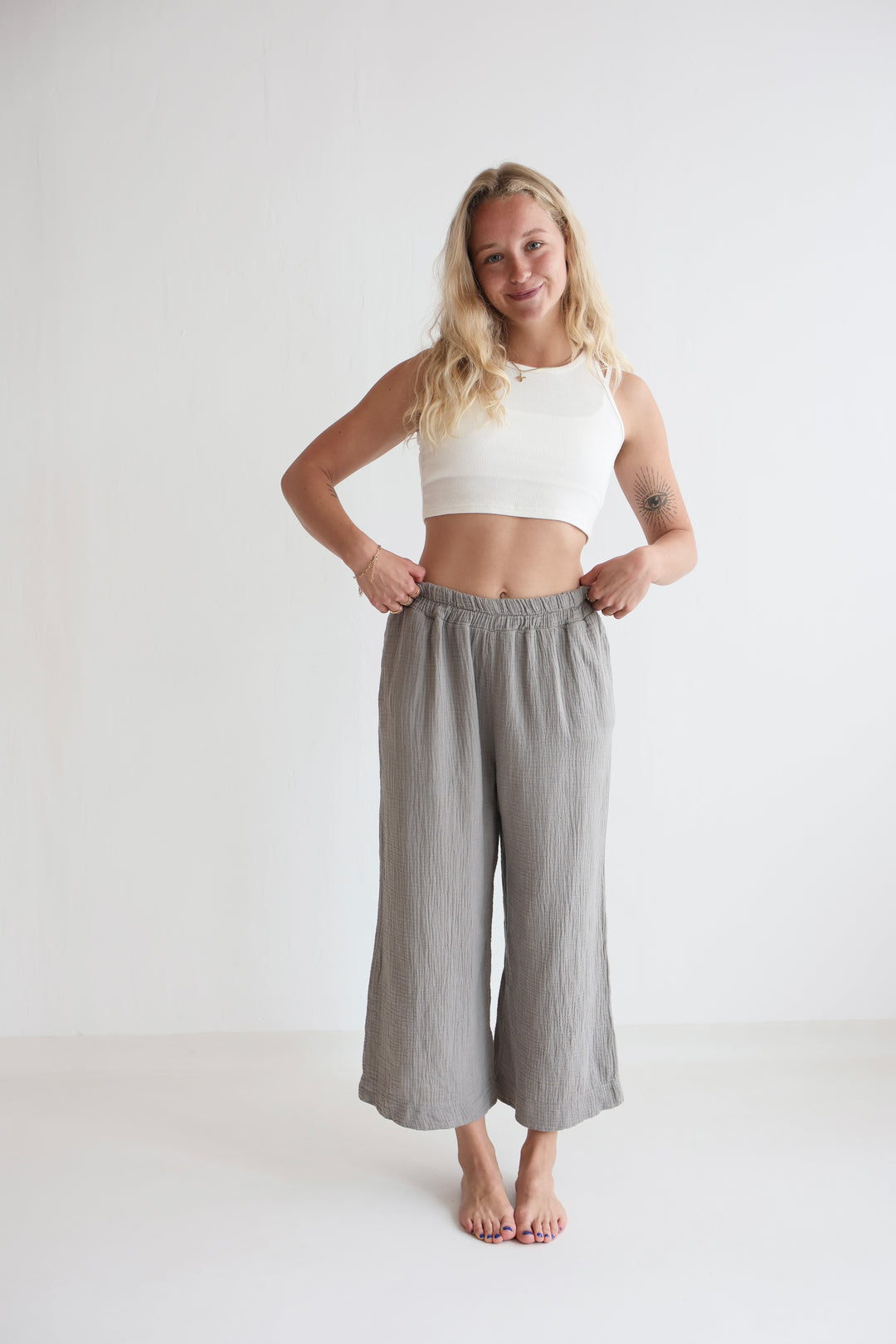 Casual Musselin Pants Petite