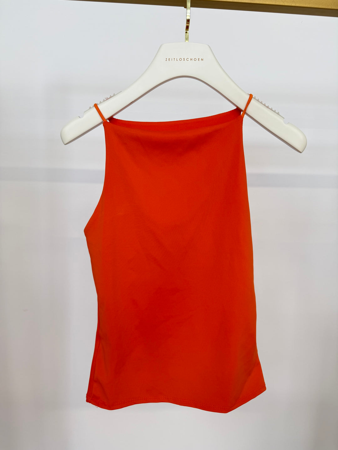 TOP MIT SPAGHETTITRÄGERN FENJA ORANGE GR.L/40 (B-WARE)